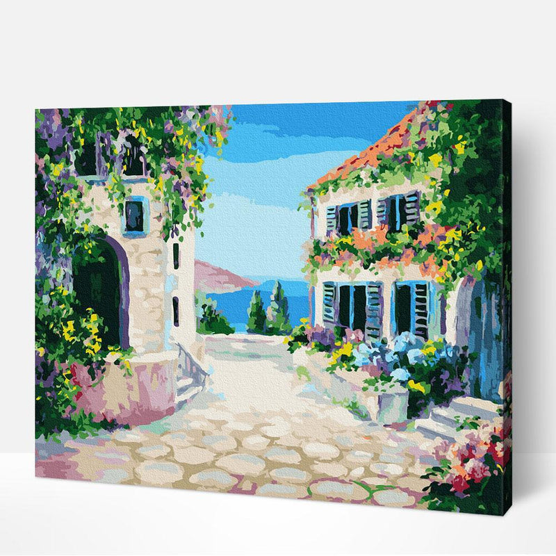 Santorini Streets