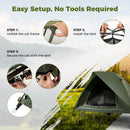 2-Person Camping Cot Tent Foldable Off-Ground Camping Combo for Adults