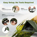 2-Person Camping Cot Tent Foldable Off-Ground Camping Combo for Adults by LJGDeals