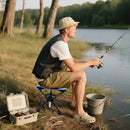 Folding Camping Stool 360¬∞ Swivel Hunting Chair with Anti-Sink Feet by LJGDeals