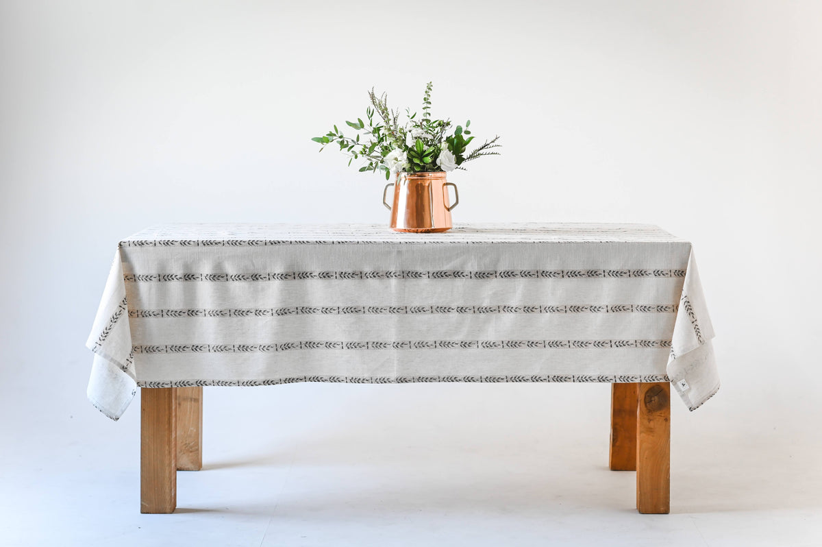 Walnut Leaf Tablecloth, photo 3 of 6