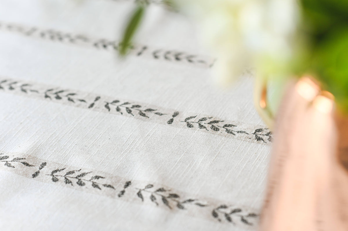 Walnut Leaf Tablecloth, photo 4 of 6