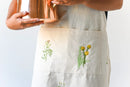 Botanical Embroidered Apron by Galley & Fen