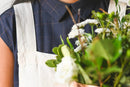 Botanical Embroidered Apron by Galley & Fen