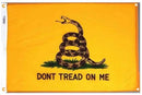 Gadsden Flag with Grommets Along the Edges for Wall Hanging by Flagman of America