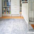 Gael Blue Boutique Washable Rug