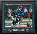 Kenneth Gainwell First Touchdown Philadelphia Eagles Autographed Framed Photo - JSA Authenticated by Dynasty Sports & Framing