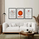 Abstract Picasso Wall Art Set of 3 Poster by Wall Art Set