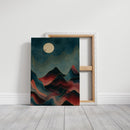 Moonlit Mountain Dreams: A Journey of Serenity
