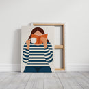 Cozy Moments - Minimalist Reading Artwork
