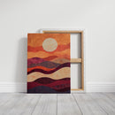 Sunset Serenade - Vibrant Abstract Canvas Art