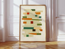 “Stacked Harmony” – Mid-Century Modern Geometric Art Print