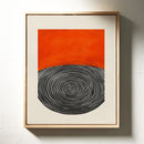 Vortex Sunset - Abstract Geometric Art Print