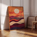 Sunset Serenade - Vibrant Abstract Canvas Art
