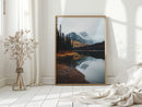 Majestic Mountain Reflection Art Print