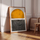 Sunset Log - Minimalist Geometric Art