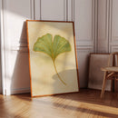 Elegant Ginkgo Leaf Watercolor Art Print