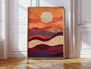 Sunset Serenade - Vibrant Abstract Canvas Art