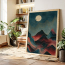 Moonlit Mountain Dreams: A Journey of Serenity