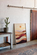 Sunset Dunes - Abstract Landscape Canvas Art