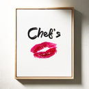 Sizzling Kiss - Culinary Art Print