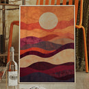 Sunset Serenade - Vibrant Abstract Canvas Art