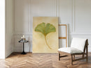 Elegant Ginkgo Leaf Watercolor Art Print