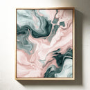 Mystic Waves - Abstract Marble Canvas Art