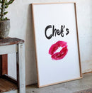 Sizzling Kiss - Culinary Art Print