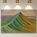 Aurora Ridge – Abstract Rainbow Mountain Landscape