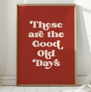 Vintage Vibes - Retro Typography Art Print