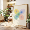 Soft Bloom – Watercolor Butterfly Abstract Print