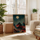 Moonlit Mountain Dreams: A Journey of Serenity