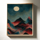 Moonlit Mountain Dreams: A Journey of Serenity