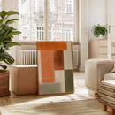 Earthy Harmony - Abstract Geometric Canvas Art
