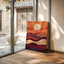 Sunset Serenade - Vibrant Abstract Canvas Art
