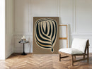 Earthy Elegance - Minimalist Leaf Canvas Art