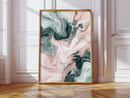 Mystic Waves - Abstract Marble Canvas Art