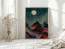 Moonlit Mountain Dreams: A Journey of Serenity