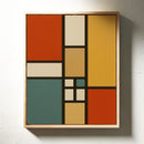 Vibrant Geometric Abstract Art Print