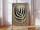 Earthy Elegance - Minimalist Leaf Canvas Art