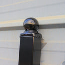 16x8 ft Steel Dual Swing Driveway Gate