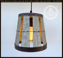 Galvanized Open Weave INDUSTRIAL Pendant Light