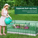 Galvanized Raised Garden Bed with Greenhouse Cover by LJGDeals