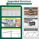 Galvanized Raised Garden Bed with Greenhouse Cover by LJGDeals