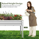 Galvanized Raised Garden Bed Elevated Planter Box with Legs and Drainage Hole by DirectDeals