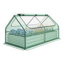 6 x 3 x 3 Feet Galvanized Raised Garden Bed with Greenhouse by LJGDeals