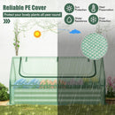 6 x 3 x 3 Feet Galvanized Raised Garden Bed with Greenhouse by LJGDeals