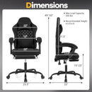 Gaming Chair Height Adjustable Computer Chair with Headrest Video Game Chair by LJGDeals