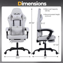 Gaming Chair Height Adjustable Computer Chair with Headrest Video Game Chair by LJGDeals